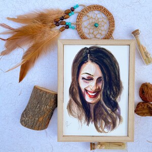 Handmade Custom Watercolor Portraits
