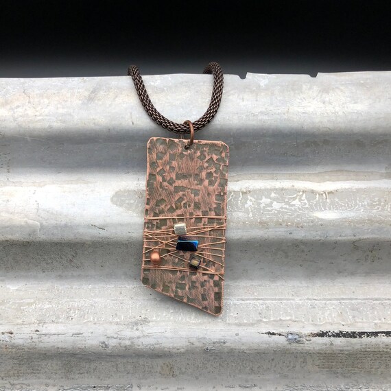 Etsy copper necklace sale