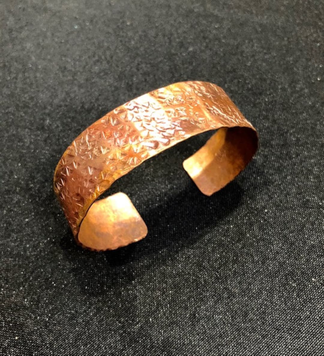 Mens Copper Cuff Bracelet Recycled Jewelry Handmade Copper Etsy