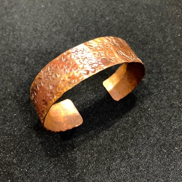 Mens Copper Cuff Bracelet - Recycled Jewelry  - Handmade copper Jewelry - copper pipe- recycled bracelet - mens jewelry