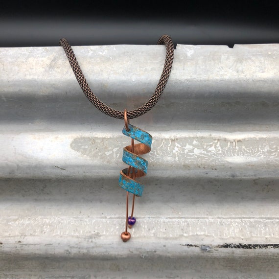 Etsy copper necklace deals