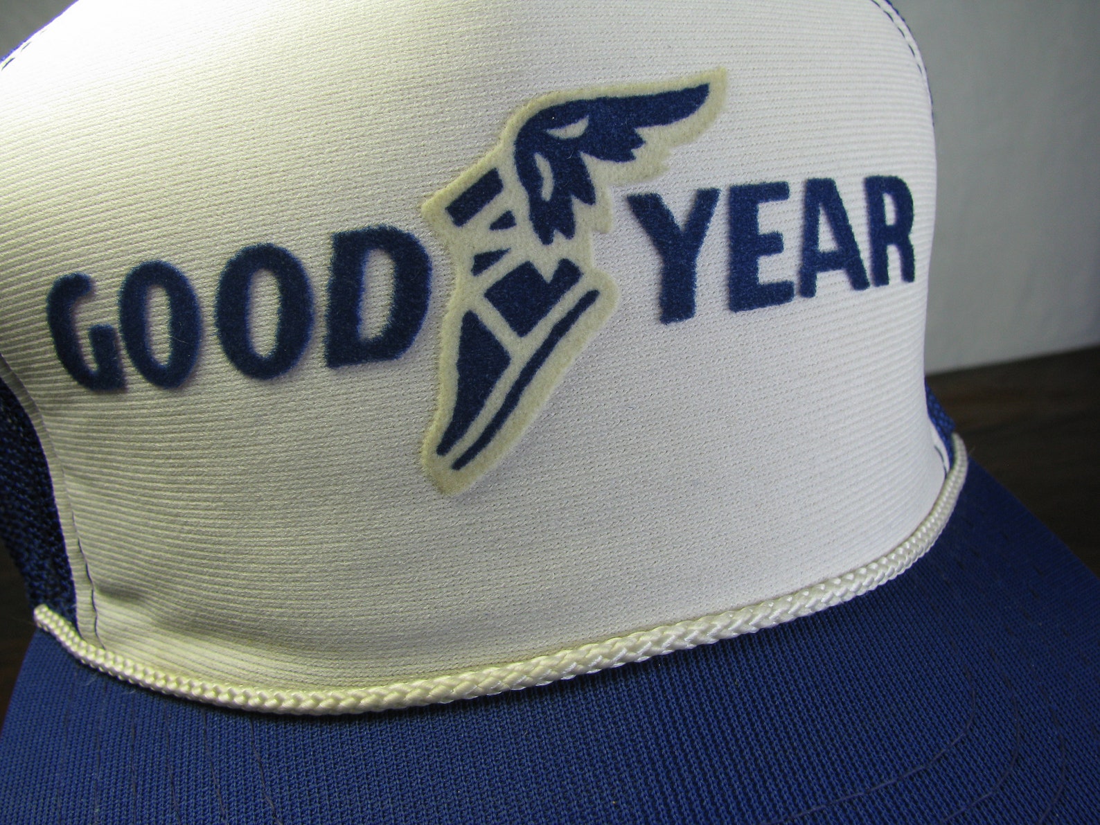 Goodyear Hat With Felt Logo Etsy