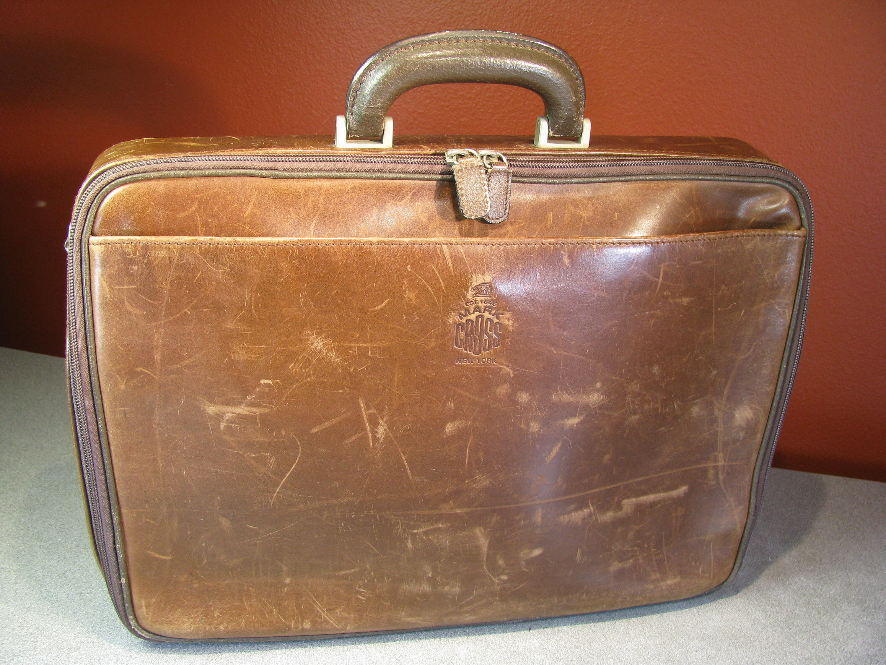 mark cross briefcase