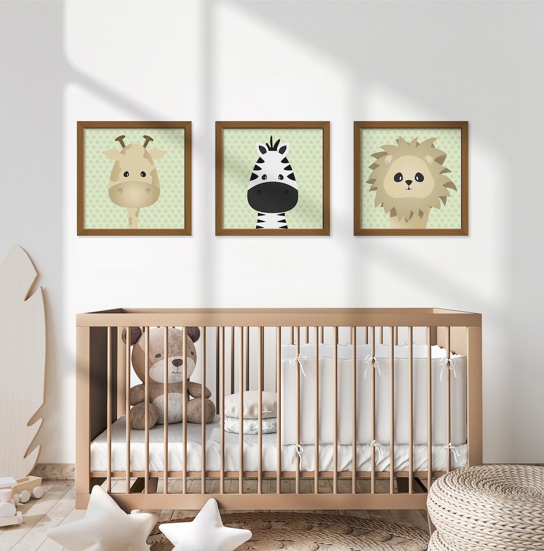 Safari Nursery Decor Wall Art for Nursery & Kids Room Lion Zebra — free download