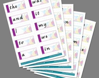 Printable flashcards | Etsy