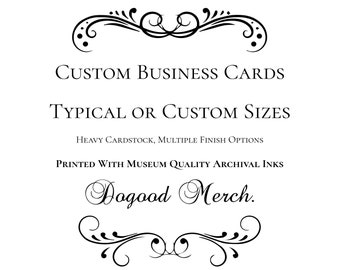 Custom, Personalized Business Cards