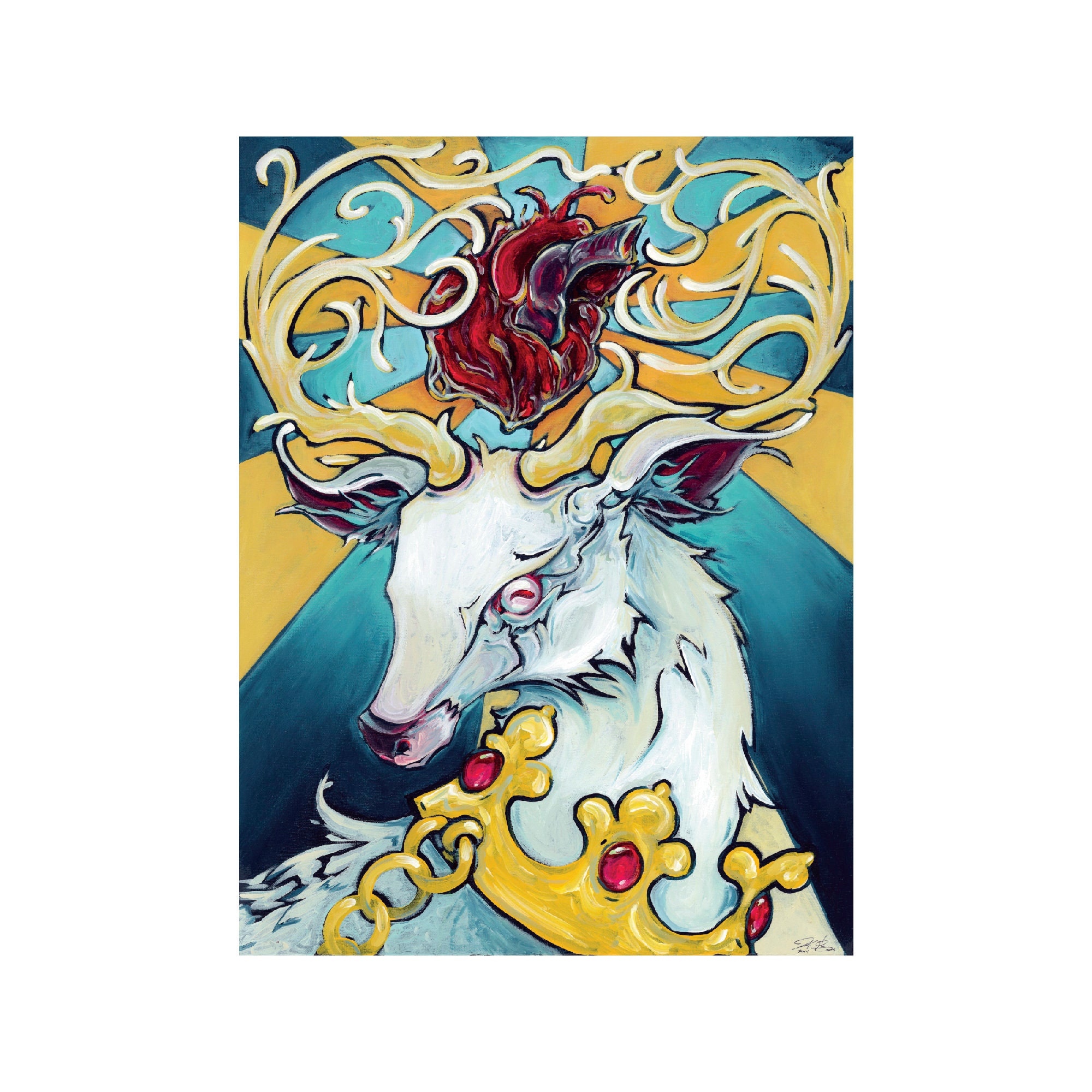 The Real King of the Forest by Kaitlin Flury Reproduction Etsy Sweden