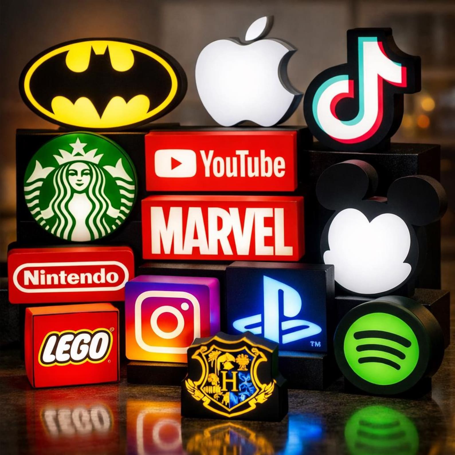 Custom Wled RGB Illuminated Light Boxes for Your Favorite Logo’s or ...