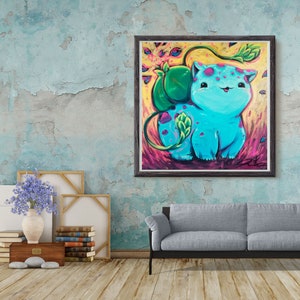 Bulbasaur - door Kaitlin Flury - Reproductie Fine Art Print