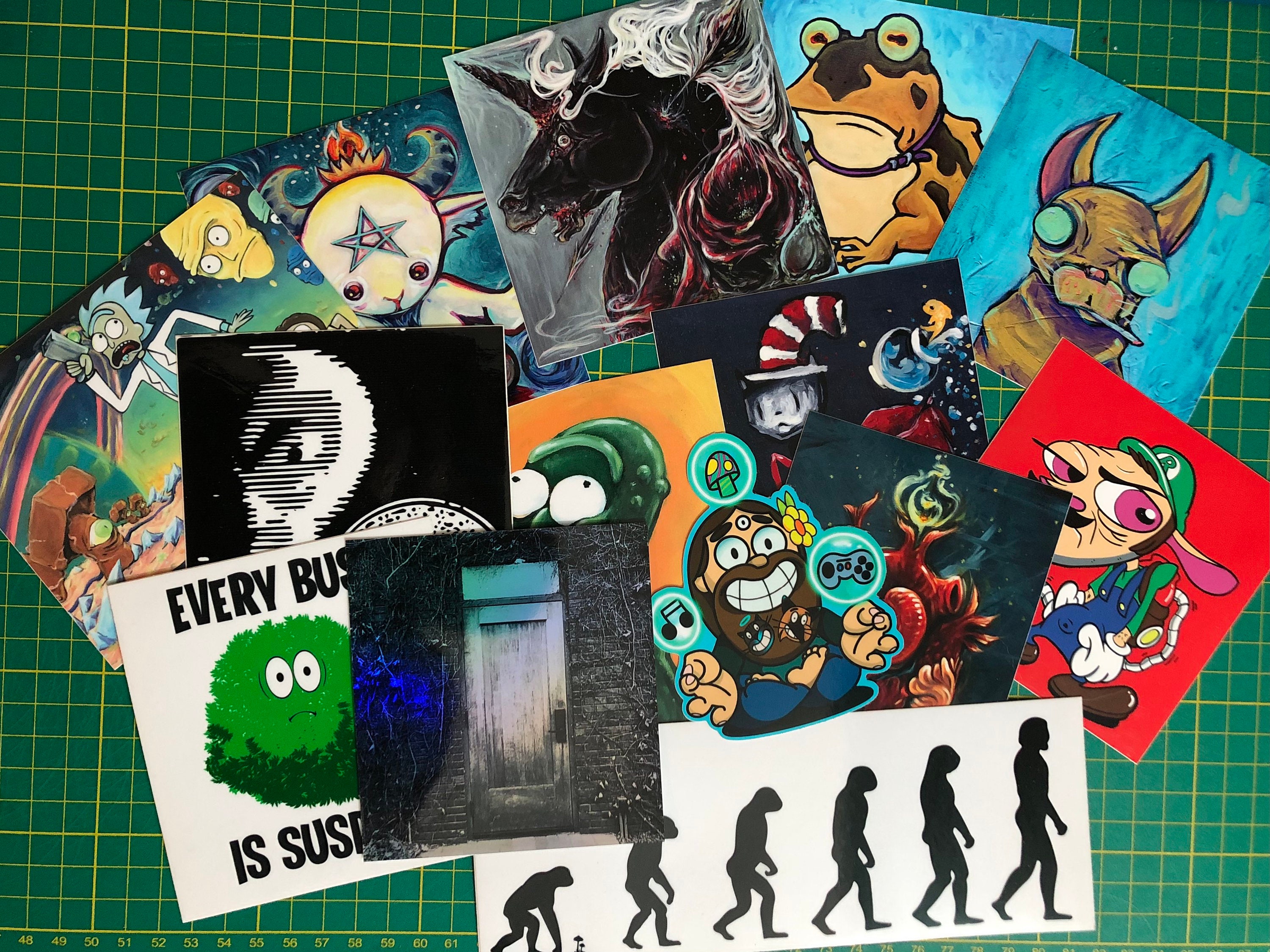 Colour Proof Sticker Custom, Full Color Waterproof Stickers - Etsy