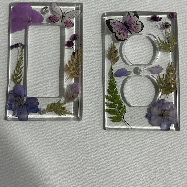 Butterfly Single gang rocker/switch plate cover