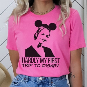 The Office Disney Shirt | Jan Hardly My First | Funny Disney World Disneyland | Michael Scott | Plus Size | 1123