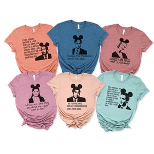 Chemise Disney The Office | Chemise drôle pour Disney World ou Disneyland | Chemise pour couple | Journée des bretzel | Chemises assorties pour les vacances en groupe | 1131