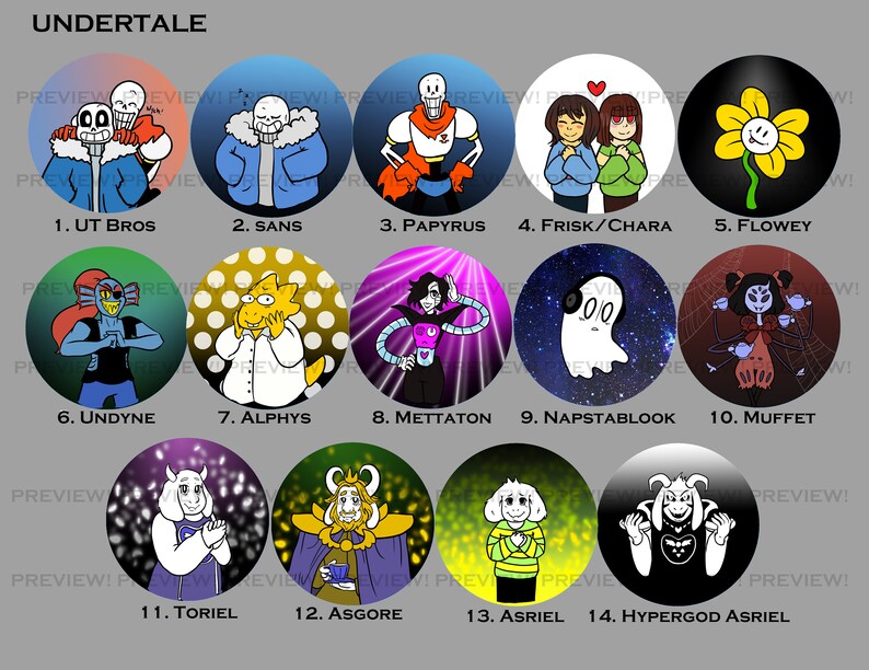 Undertale Block Button Undertale - Singular Button (one Button) - Etsy