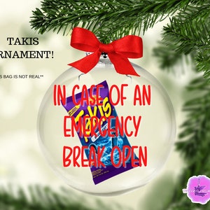 Blue Heat Takis Ornament