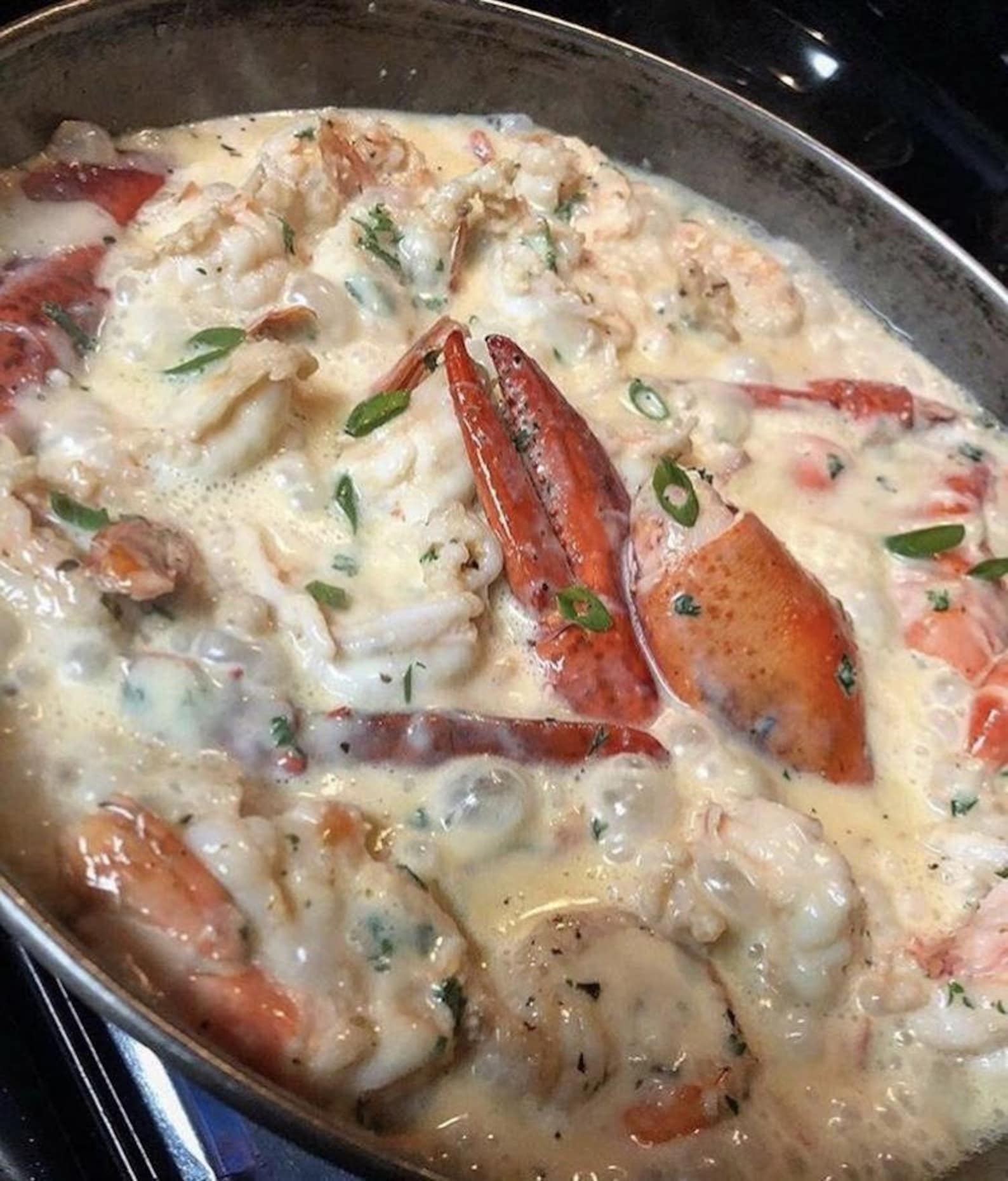Seafood Scampi Recipe - Etsy