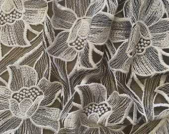 Floral Embroidery Tulle