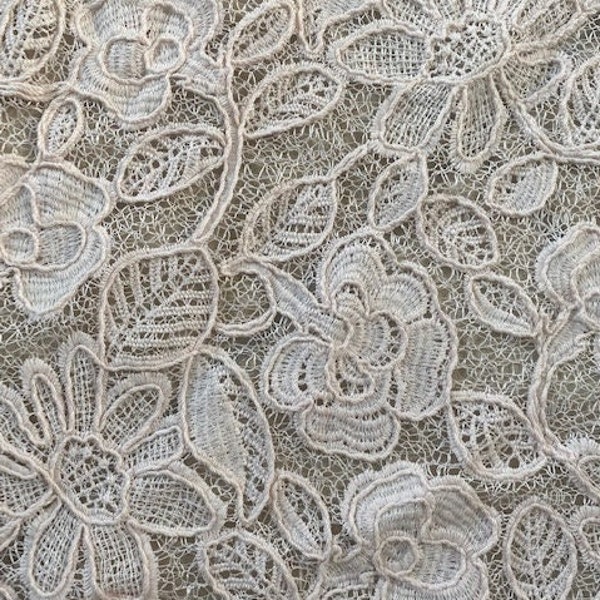 Soutache Floral Embroidery Lace
