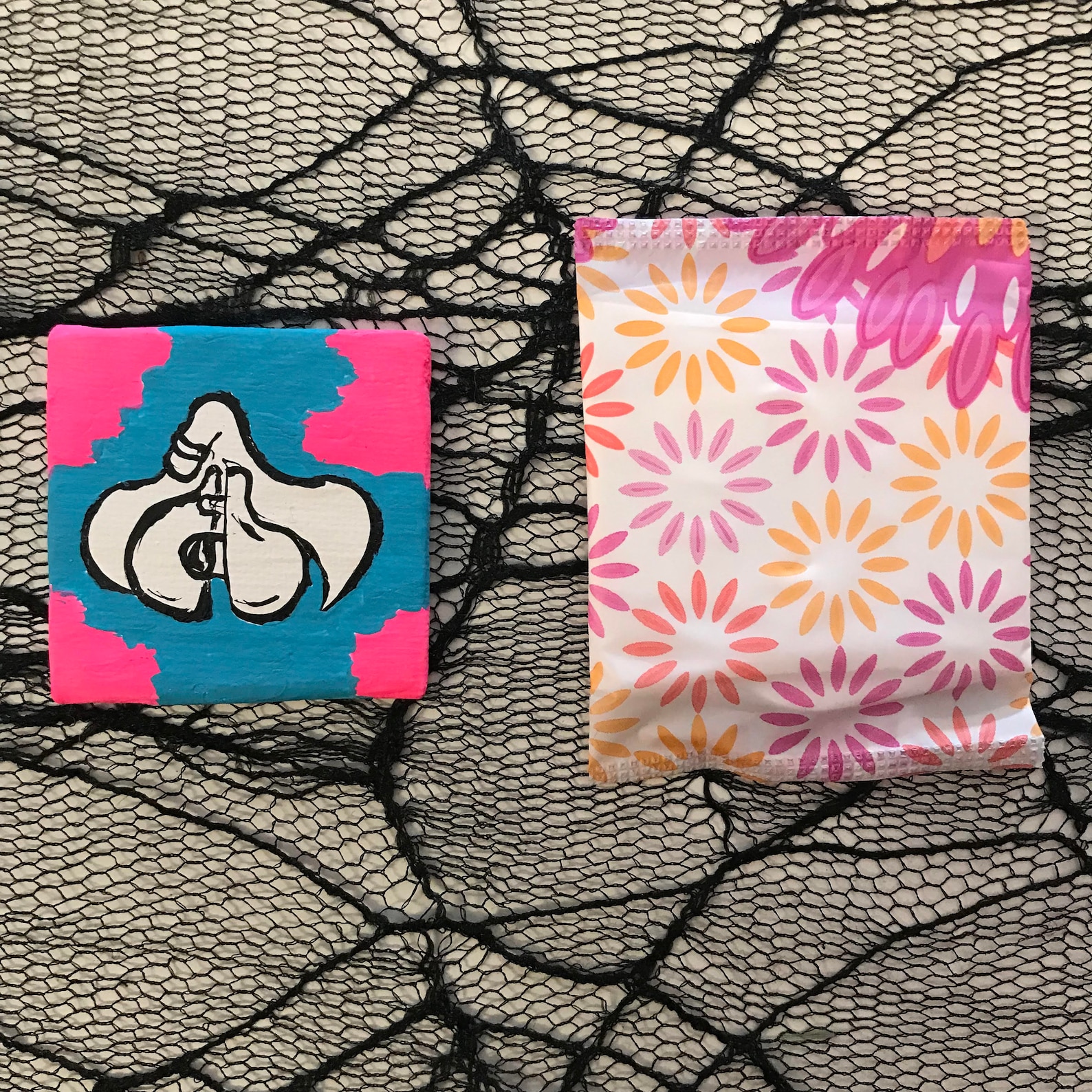 Turquoise and Pink Itty Bitty Clitty | Etsy