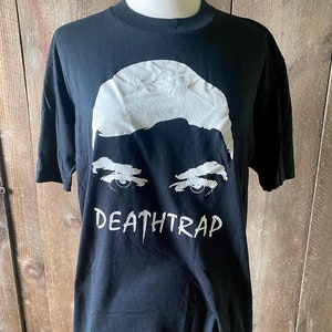 Vintage Deathtrap t-shirt, 1990&#39;s Broadway play, Ira Levin, size large