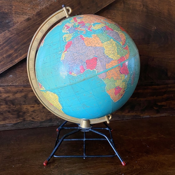 Vintage Globe Etsy