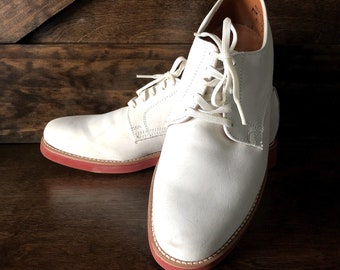 classic white buck shoes