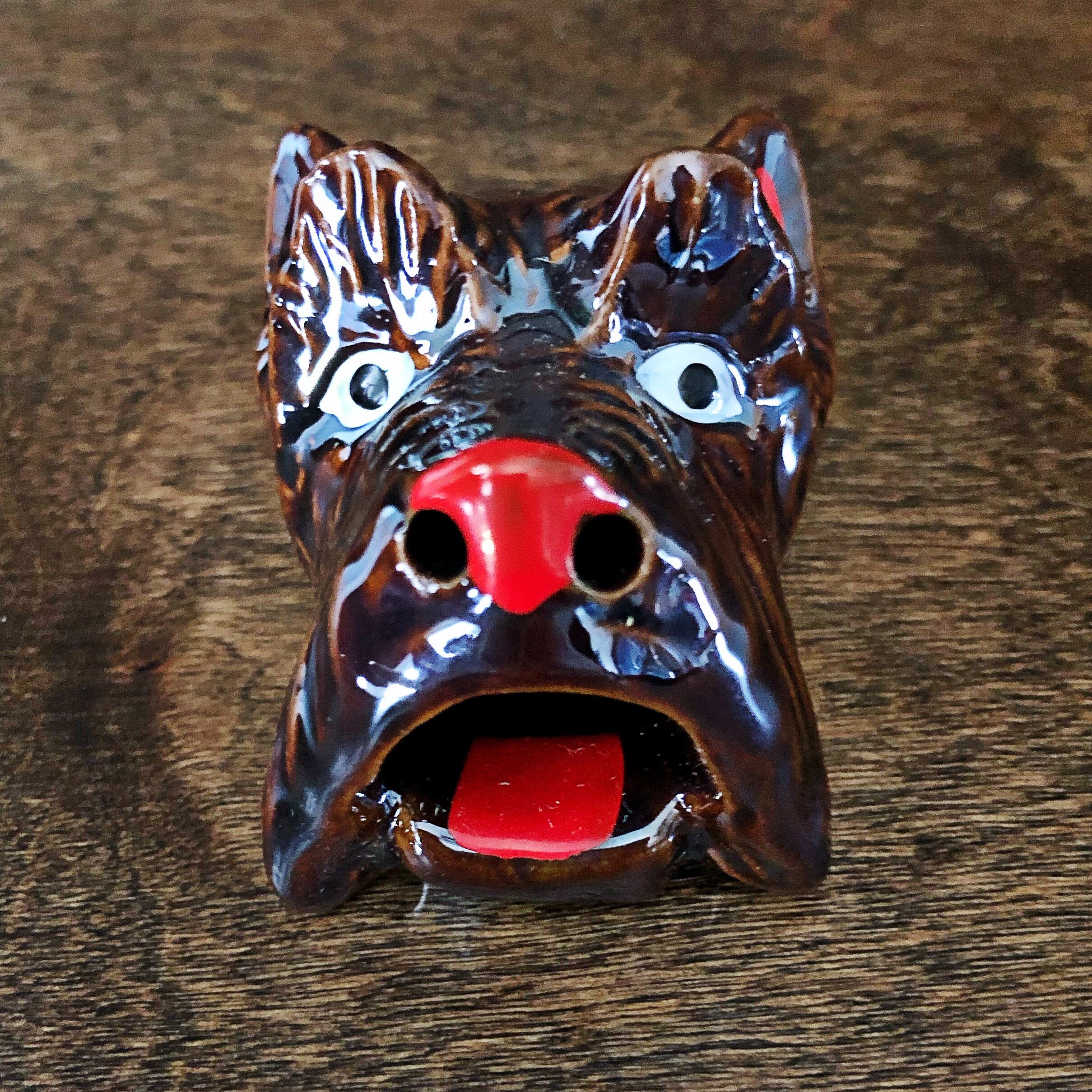 Vintage dog head ashtrays set of 5 dog and cat heads Etsy