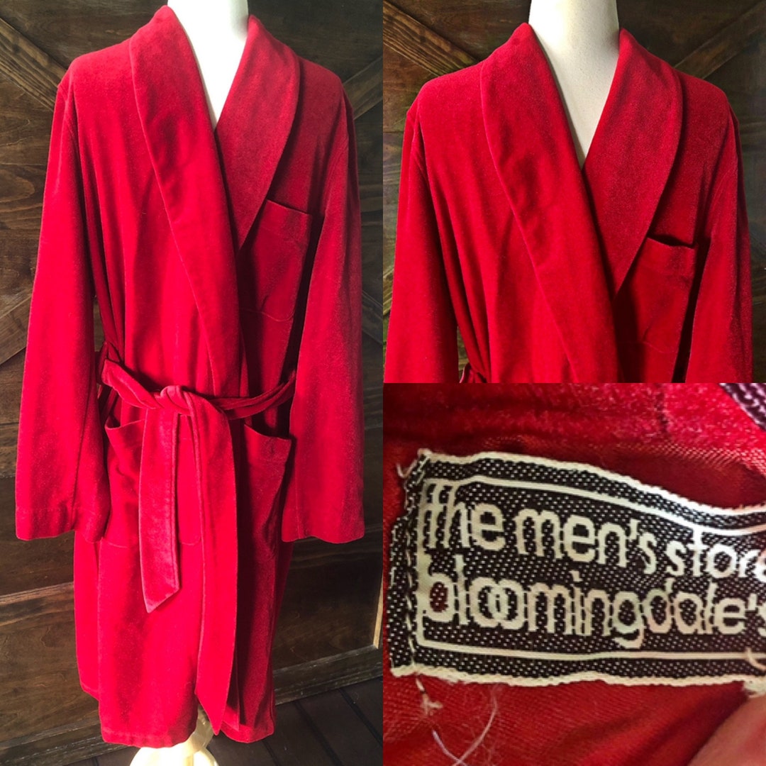 Vintage Men's Robe Bloomingdales Men's Store Etsy