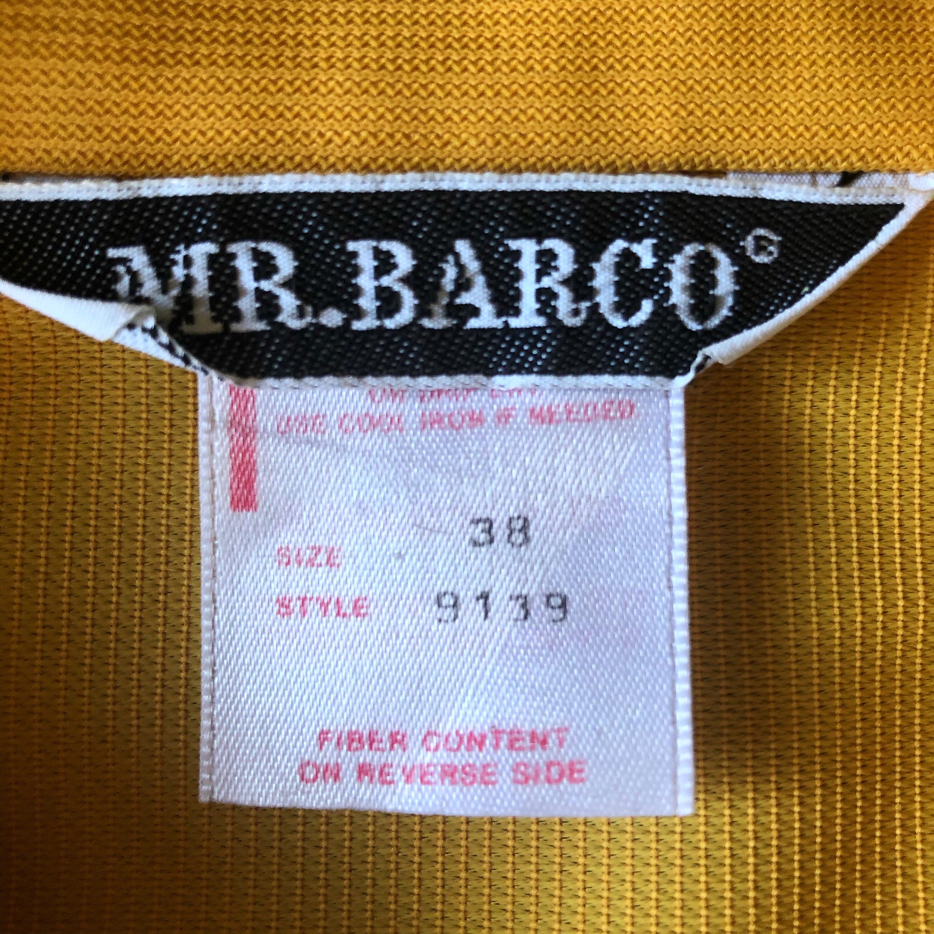 Vintage Men's Shirt Zip Front Barber Shirt Uniform Etsy