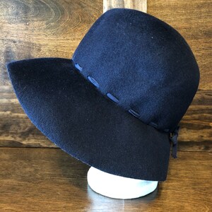 Chapeau Vintage En Laine Neumann Endler - Couleur Camel, Excellent état, Style Rétro élégant !