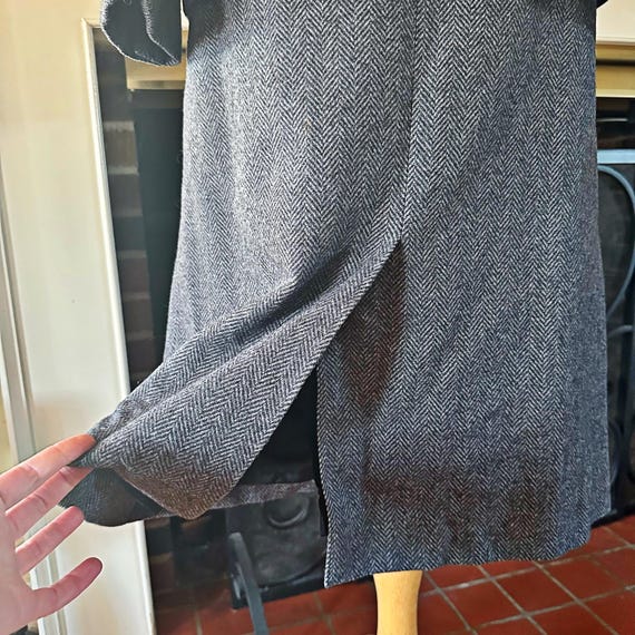 Vintage Pendleton Wool Suit, Gray Herringbone Jac… - image 4