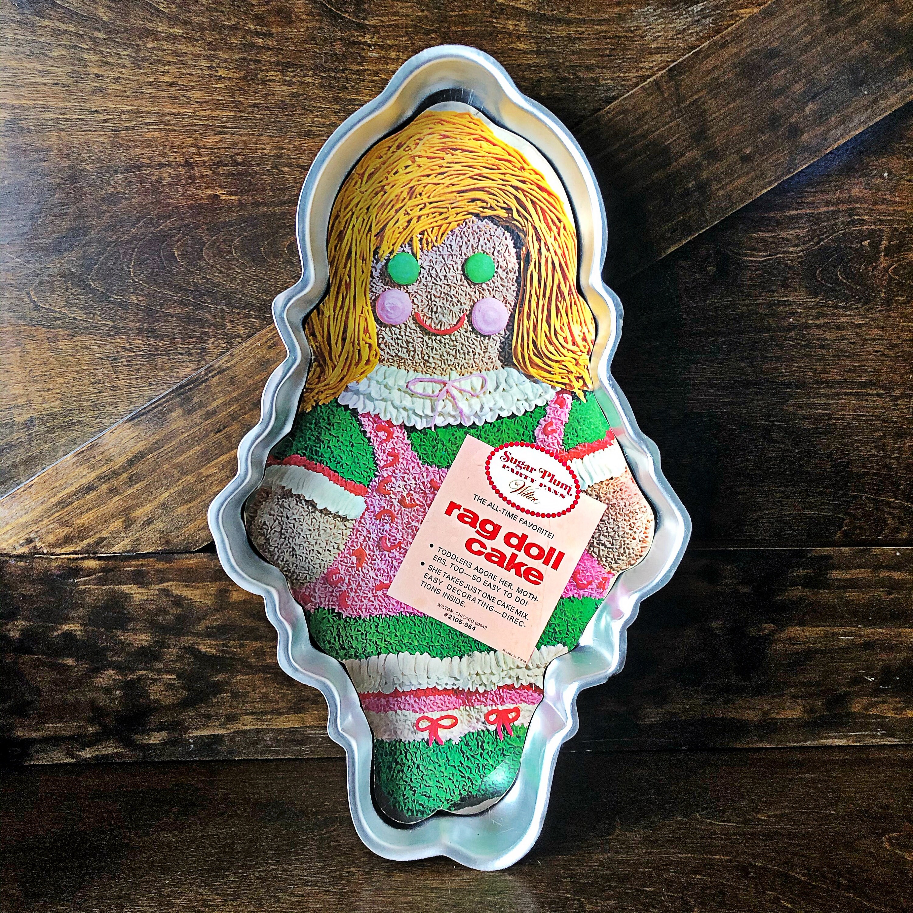 Vintage Wilton Rag Doll Cake Pan: 1970s Children's Birthday