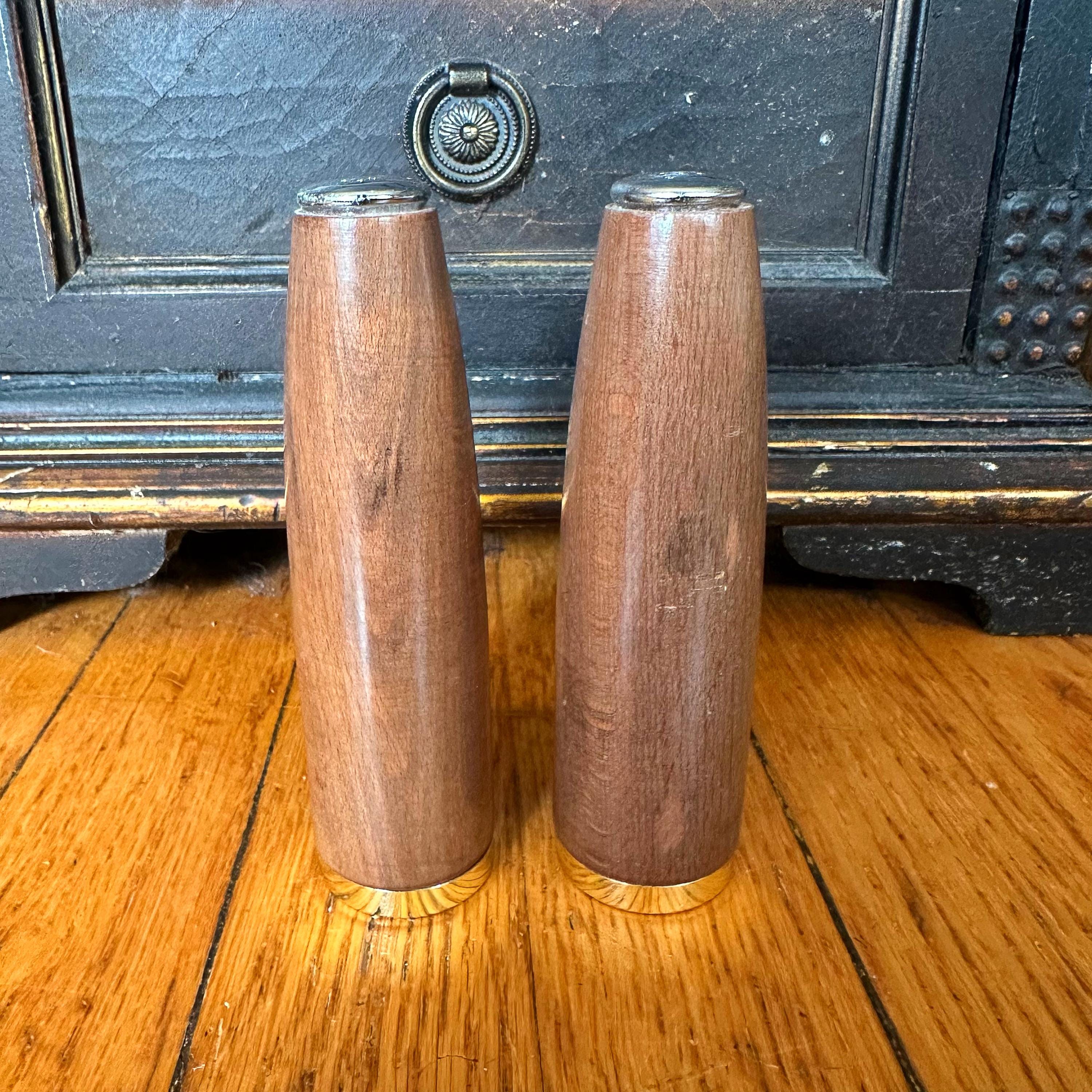 Mid Century Modern Salt and Pepper Shakers in Their Original Box