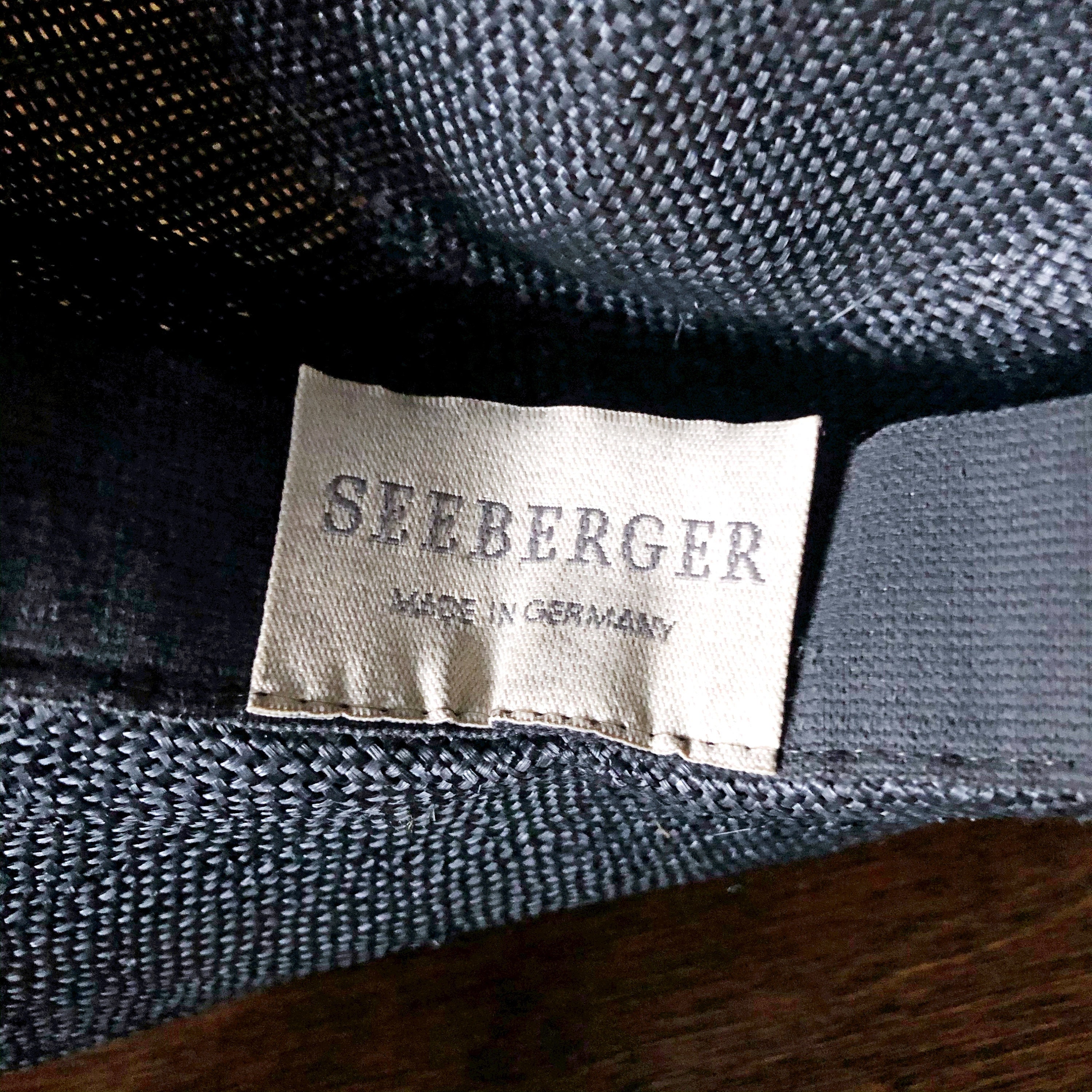 Vintage Seeberger Hat Black Straw Hat 1920's Style | Etsy
