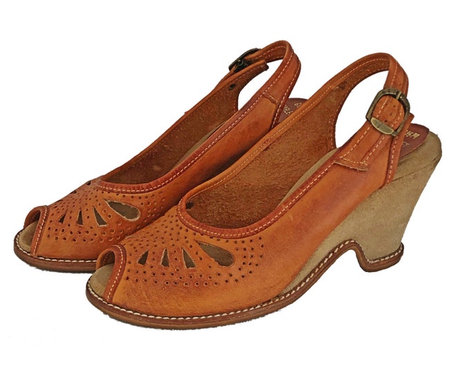 1970's wedge sandals