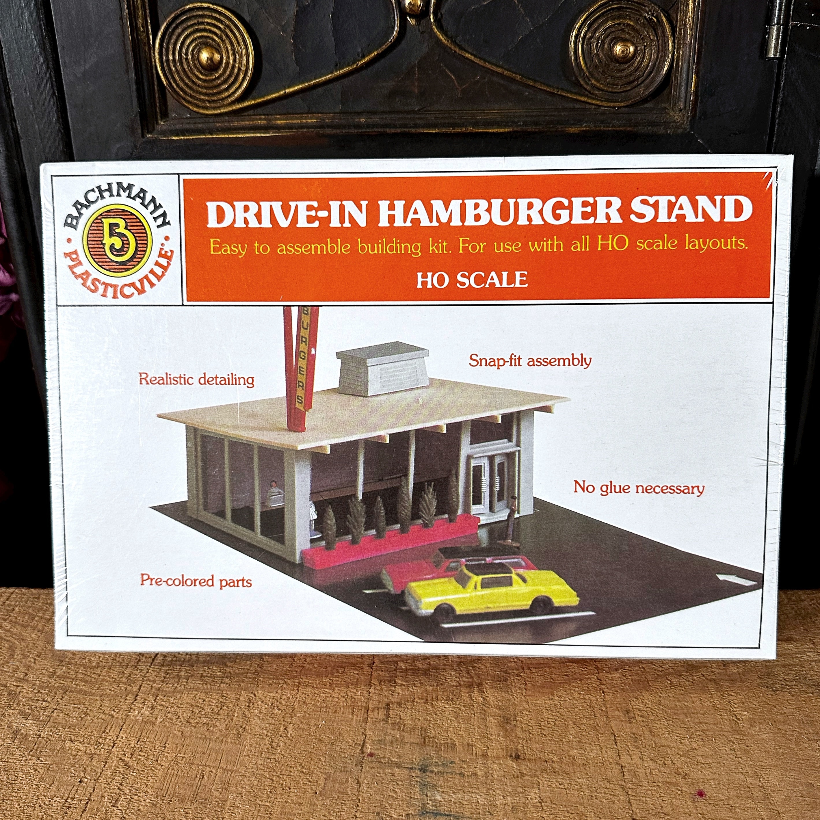Vintage Plasticville Bachmann Drive in Hamburger Stand NOS Ho Scale Toy Train Building Kit New in Box Etsy UK