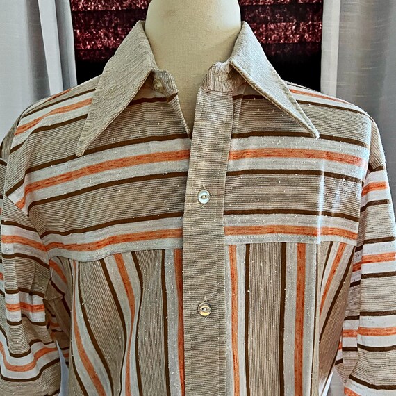 SYLVAN vintage 70s retro floral button up shirt / Lane Bryant