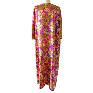 Vintage Floral Maxi Dress 1960's Psychedelic Butterfly - Etsy