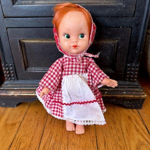 Vintage doll, made in Japan, midcentury doll, collectable doll, vintage toys,