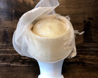 Vintage Donna Vinci Couture Fascinator Hat | Rhinestone  display picture 2