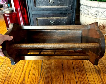 Vintage Wood Magazine Rack: Mid-century Home Decor - Etsy