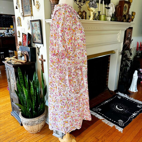 Vintage housedress, floral loungewear, vintage ni… - image 7