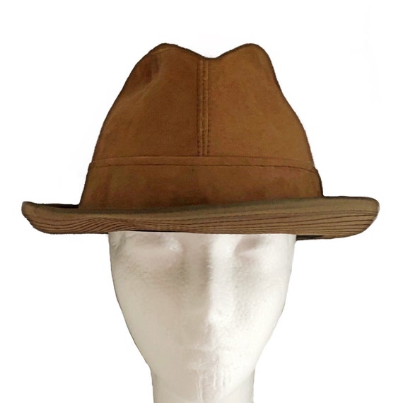 Vintage men's fedora, light brown, antelope trilb… - image 2