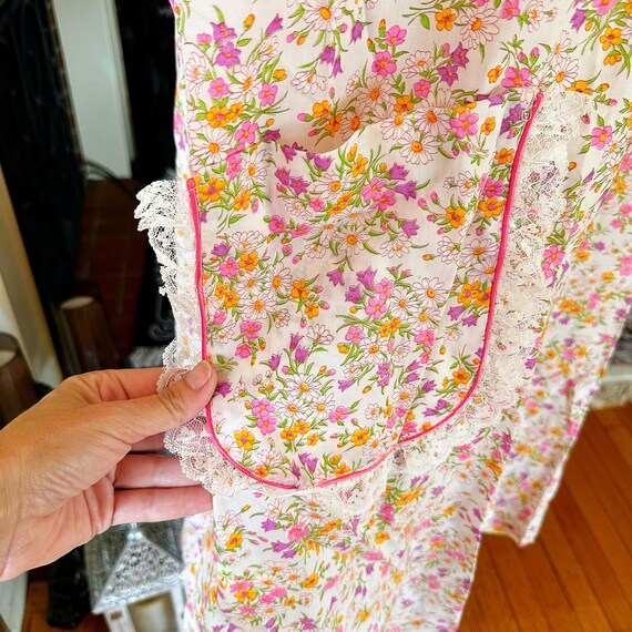 Vintage housedress, floral loungewear, vintage ni… - image 4