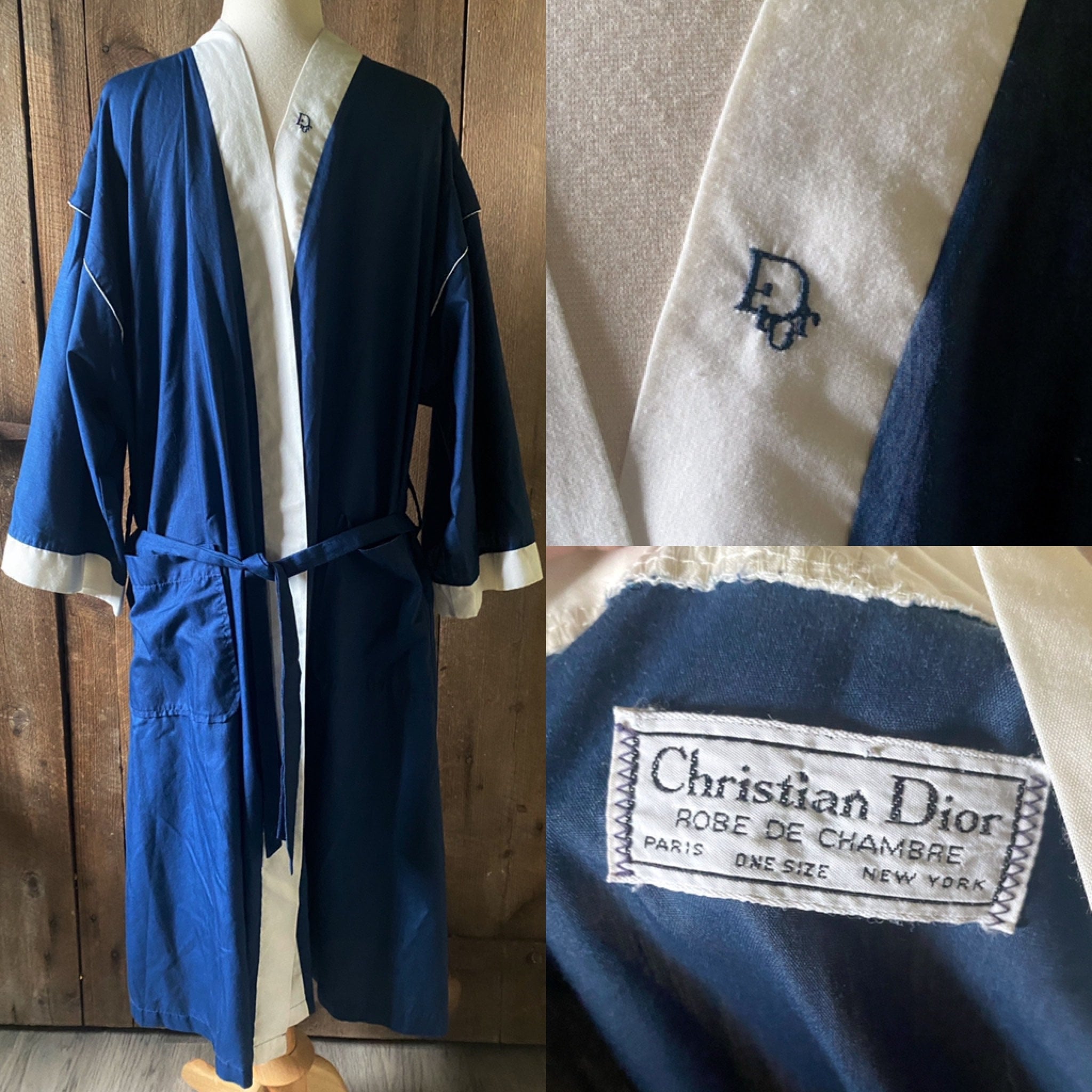 DIOR Bathrobe and Towel Set