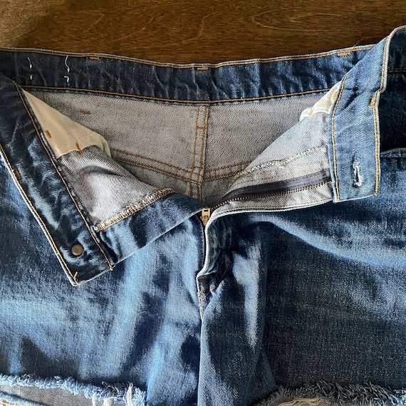 Vintage Levi's Big E Cutoff Denim Shorts - 1970s 34
