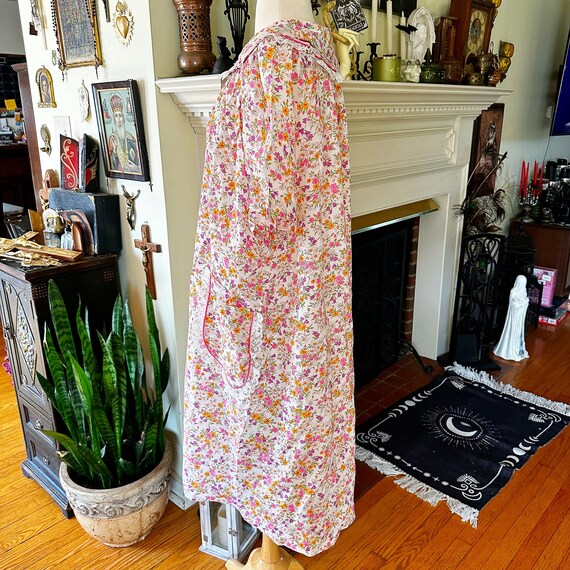 Vintage housedress, floral loungewear, vintage ni… - image 5