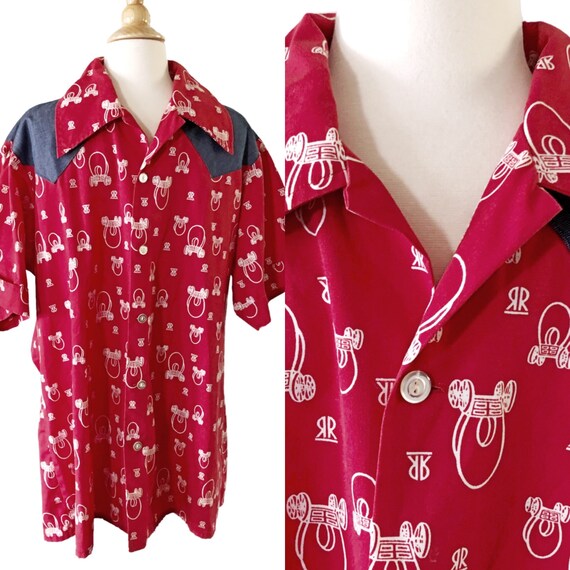 Rare vintage Roy Rogers Restaurant uniform shirt,