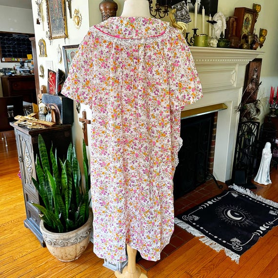 Vintage housedress, floral loungewear, vintage ni… - image 6