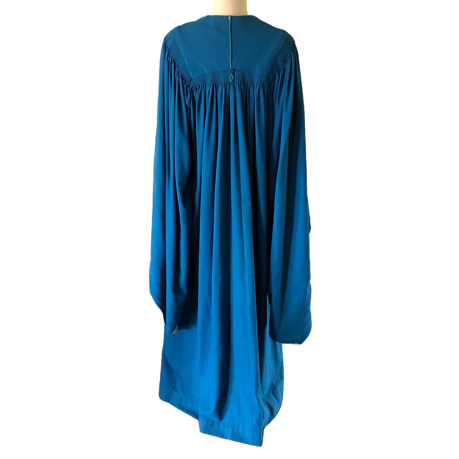 Vintage graduation gown choir robe blue angel sleeves | Etsy